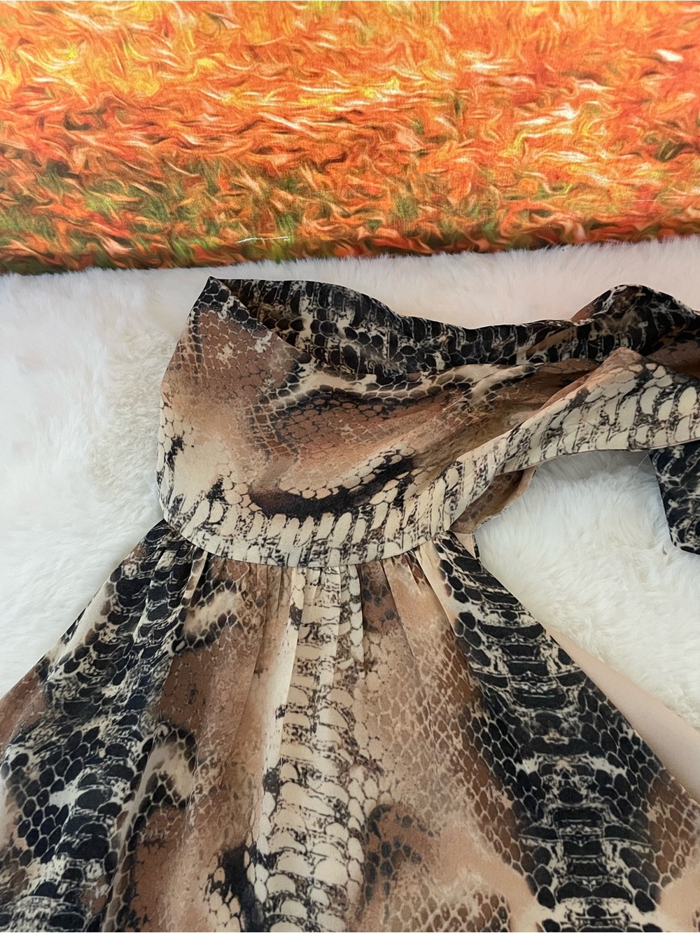 Haute Hippie Snake Print Blouse - Picture 14 of 14